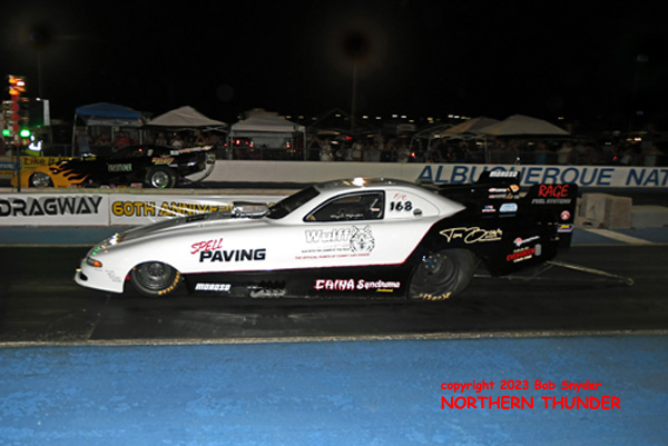 Wayne Hofmann - 'China Syndrome' (near lane) vs 
Justin Herbst - 'The Executioner' (far lane)